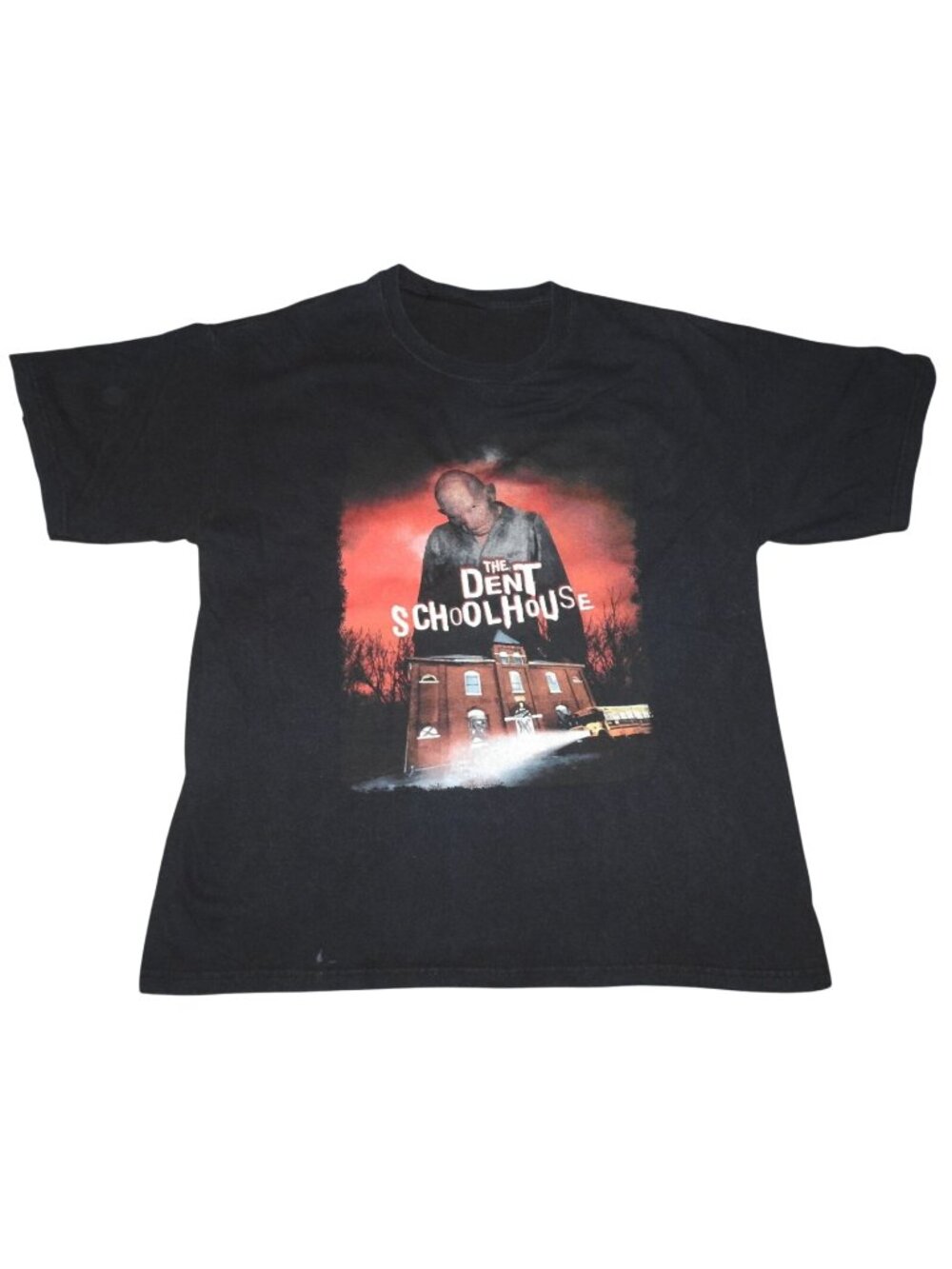 The Dent Schoolhouse Haunted Attraction Halloween T-Shirt Adult Medium